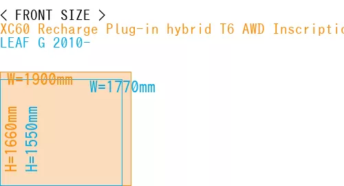 #XC60 Recharge Plug-in hybrid T6 AWD Inscription 2022- + LEAF G 2010-